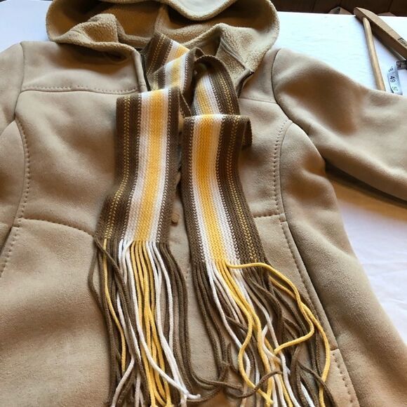 Jones New York Faux Suede Jacket Tan Small - Picture 7 of 7